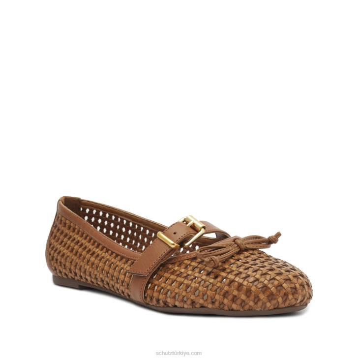 Schutz N42F515hanna bale düz kahverengi