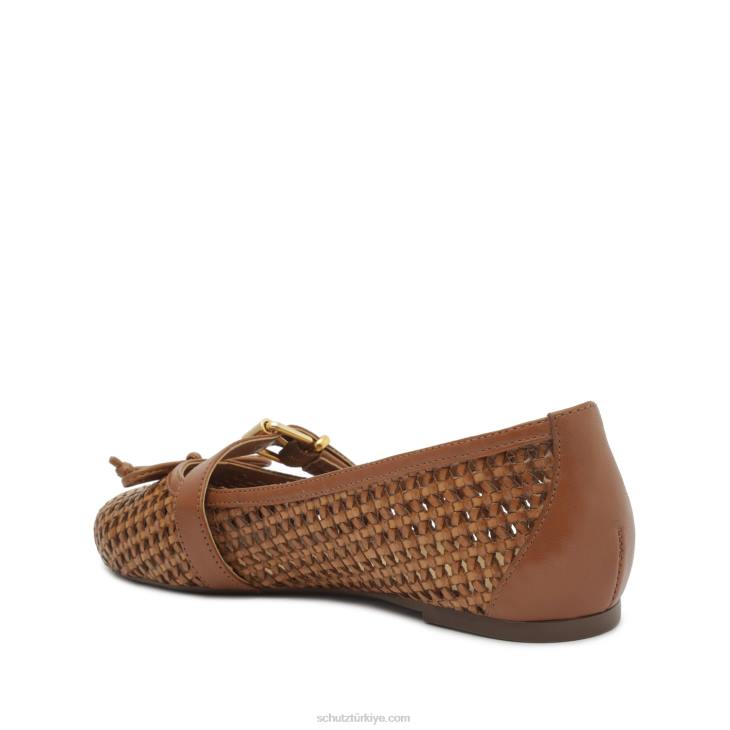 Schutz N42F515hanna bale düz kahverengi