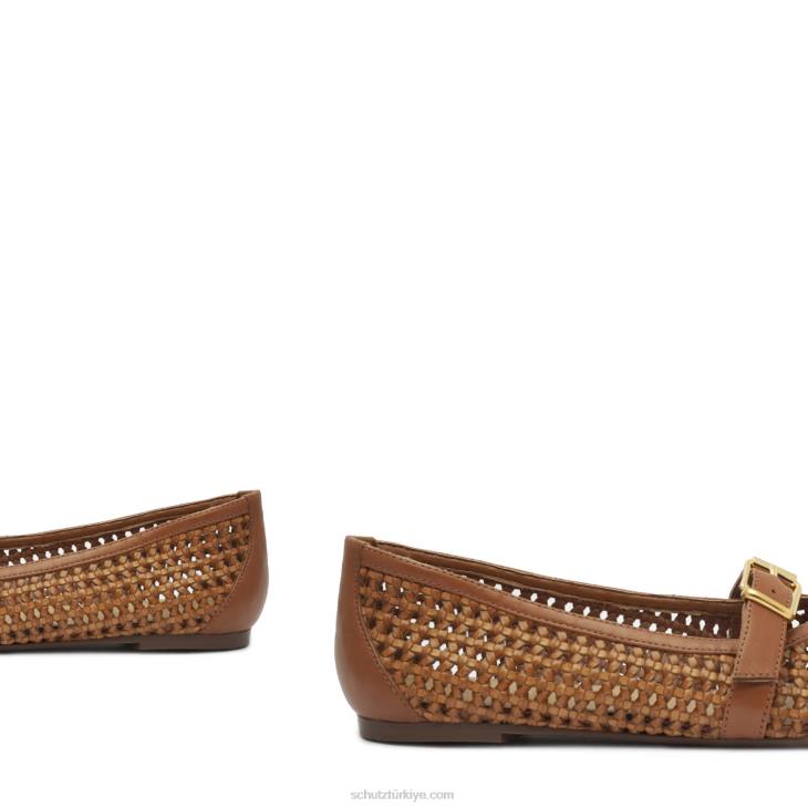 Schutz N42F515hanna bale düz kahverengi