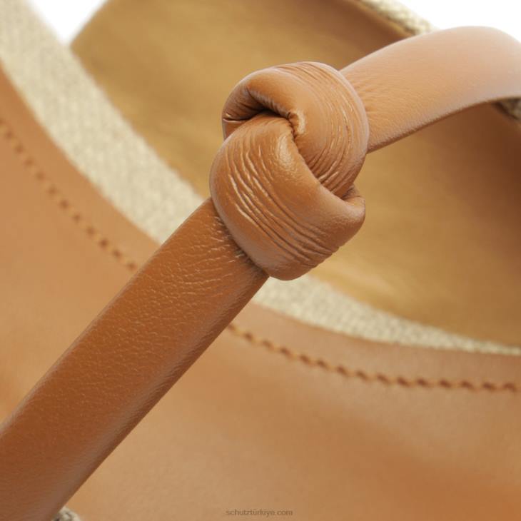 Schutz N42F538inci gündelik keten kumaş düz odun