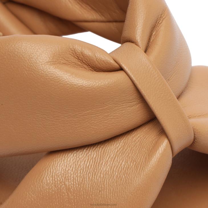 Schutz N42F552peri düz sandalet bal beji