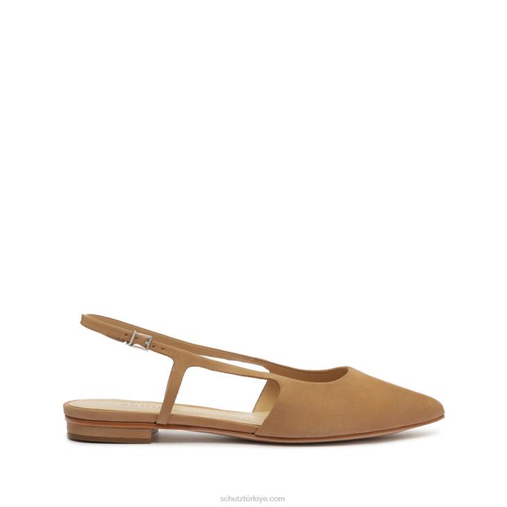 Schutz N42F569boris nubuk düz gerçek bej