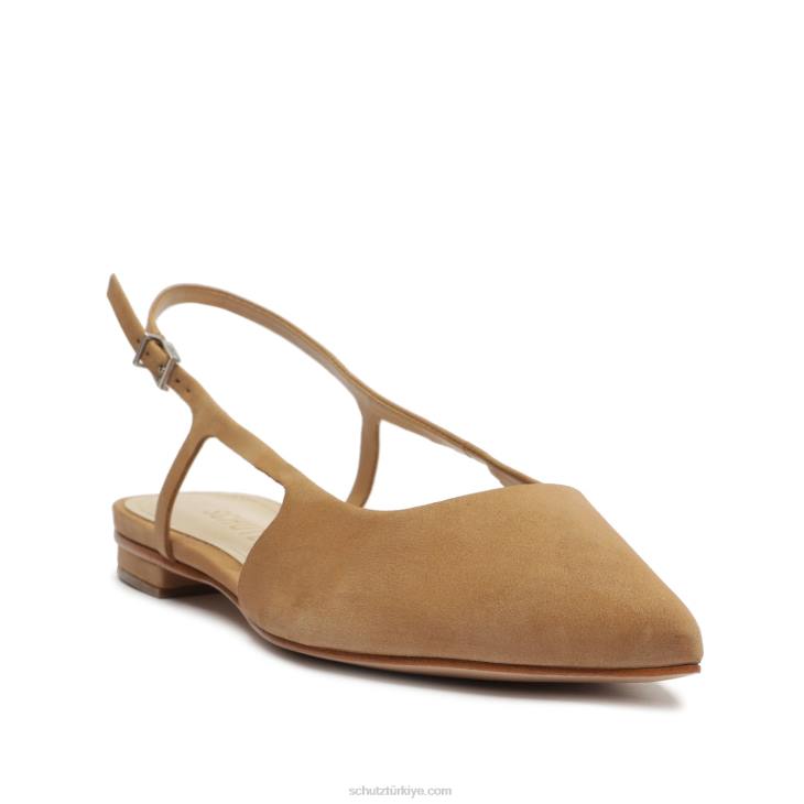 Schutz N42F569boris nubuk düz gerçek bej