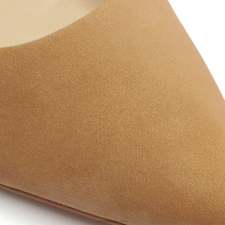 Schutz N42F569boris nubuk düz gerçek bej