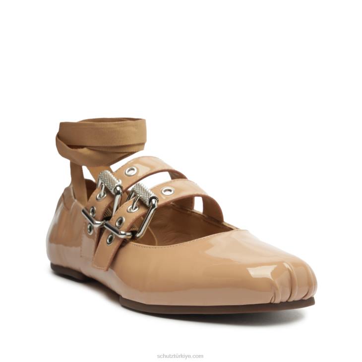 Schutz N42F576raika rugan düz gerçek bej