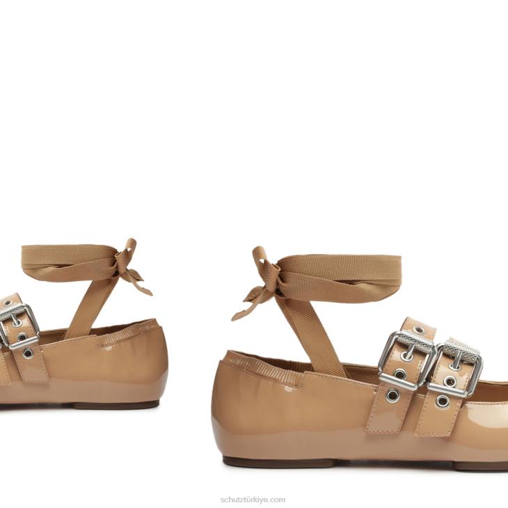 Schutz N42F576raika rugan düz gerçek bej