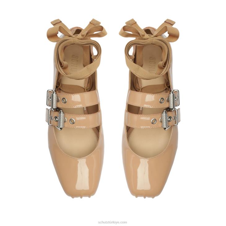 Schutz N42F576raika rugan düz gerçek bej