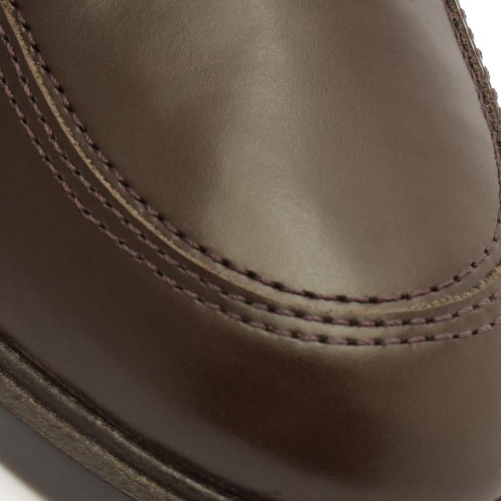 Schutz N42F580dannie deri düz bitter çikolata