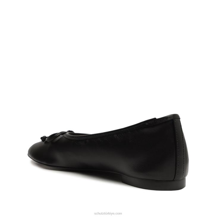 Schutz N42F583arissa nappa deri düz siyah