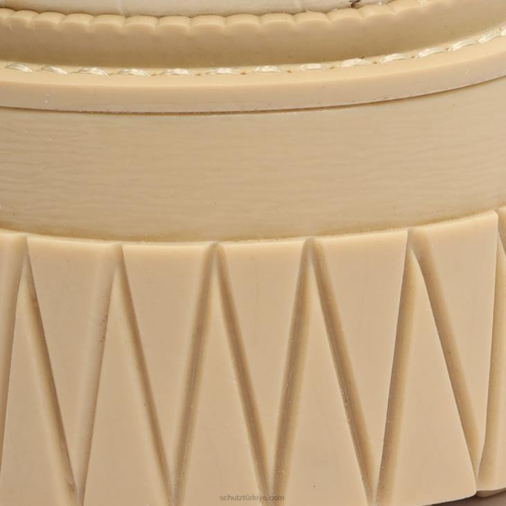 Schutz N42F597viyola timsah kabartmalı deri düz yumurta kabuğu