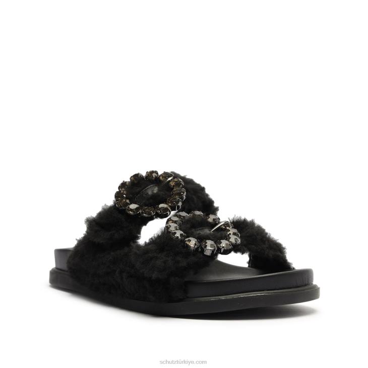 Schutz N42F608ariel kış alpaka saç düz siyah