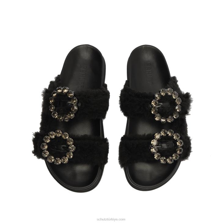 Schutz N42F608ariel kış alpaka saç düz siyah