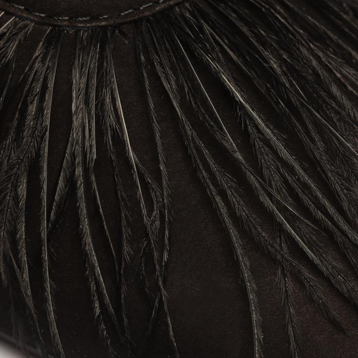 Schutz N42F609chayla nubuk düz siyah