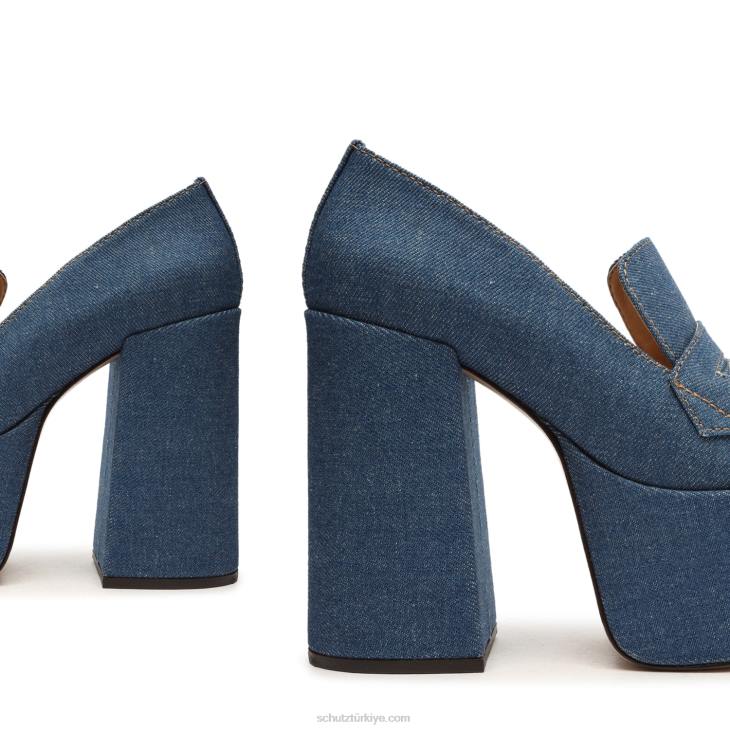 Schutz N42F176viola gündelik platform pompası mavi