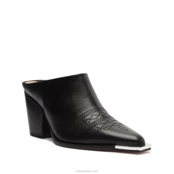 Schutz N42F191sokak deri pompası siyah