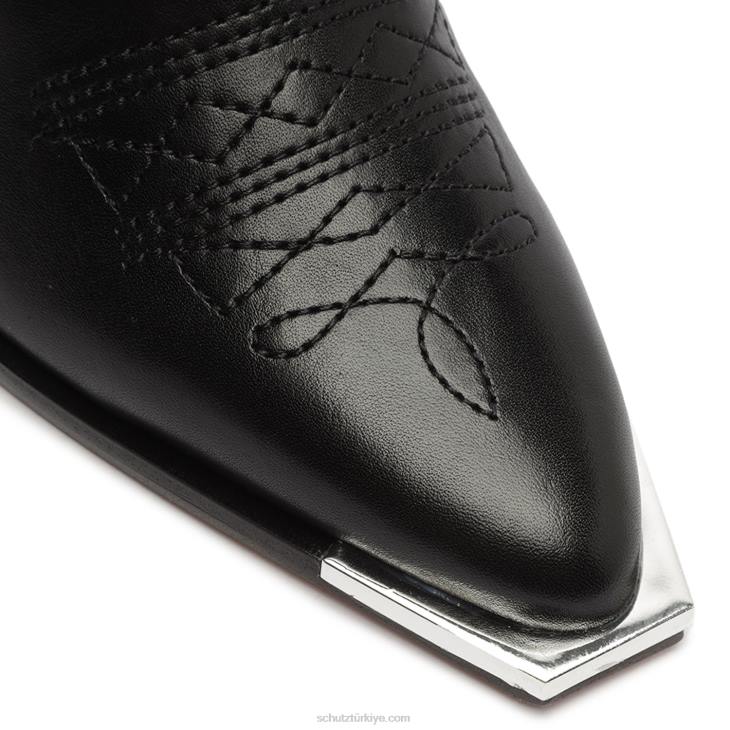 Schutz N42F191sokak deri pompası siyah