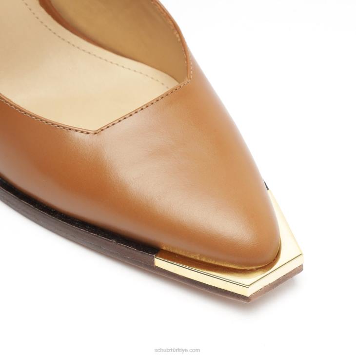 Schutz N42F193jean deri pompa yeni ahşap