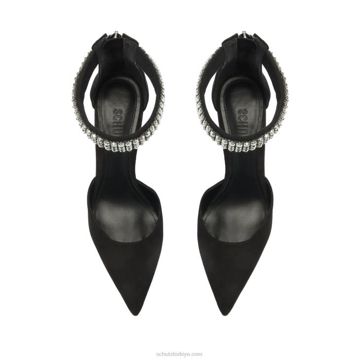 Schutz N42F422laverne nubuk pompa siyah