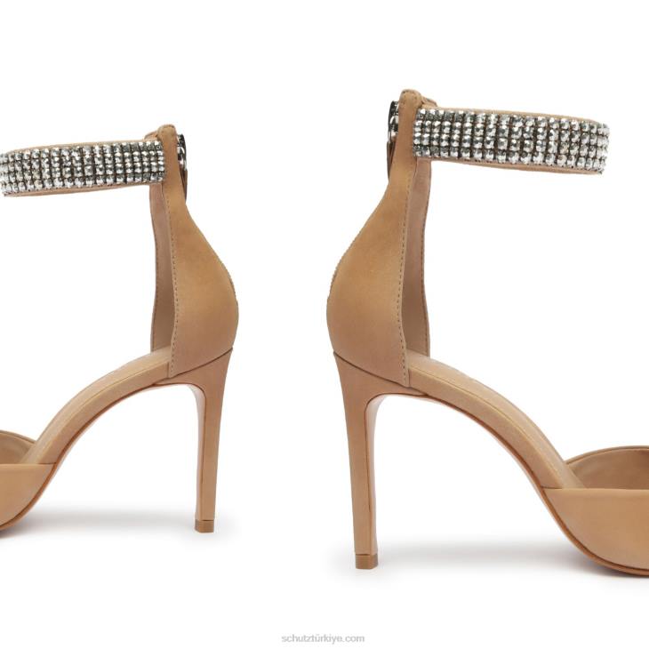 Schutz N42F423laverne nubuk pompa gerçek bej