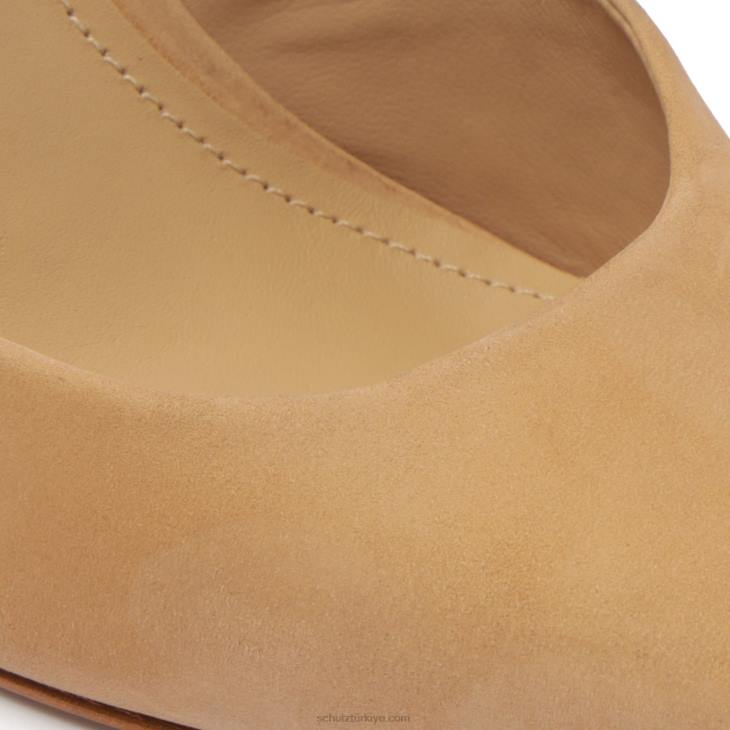 Schutz N42F423laverne nubuk pompa gerçek bej