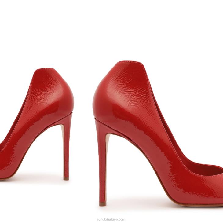 Schutz N42F428arlette nappa deri pompa kulüp kırmızısı