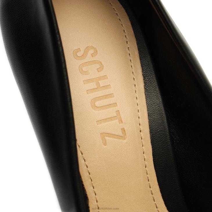 Schutz N42F434lou nappa deri pompa siyah