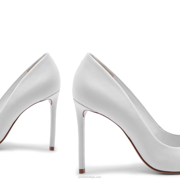 Schutz N42F436lou deri pompa beyaz