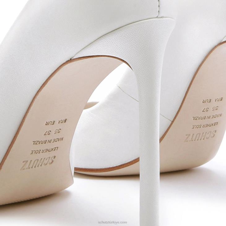 Schutz N42F436lou deri pompa beyaz