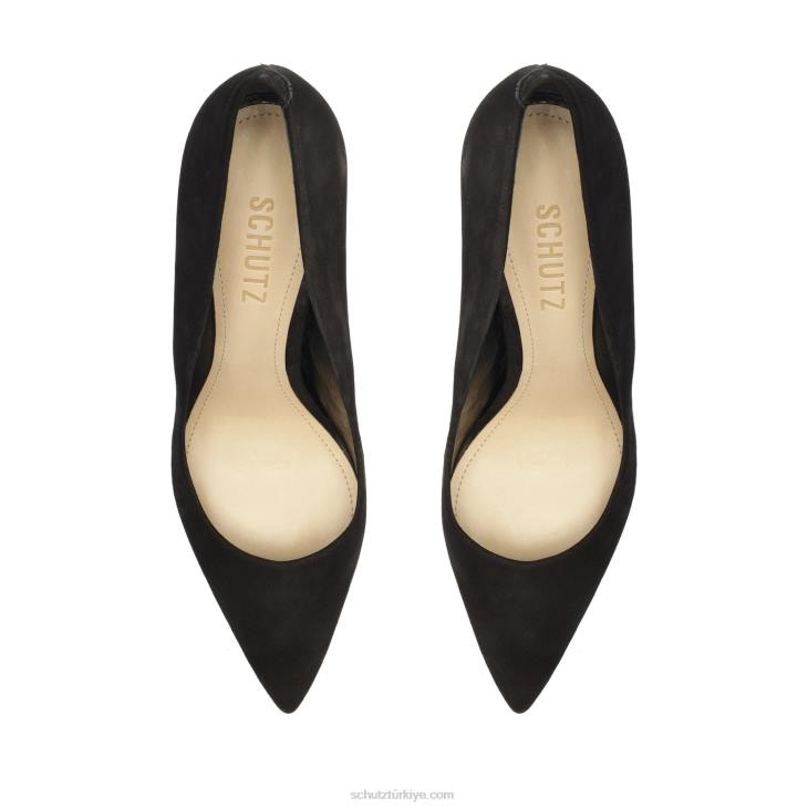 Schutz N42F437lou lo nubuk pompası siyah