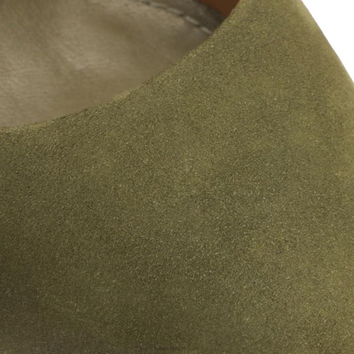 Schutz N42F438lou nubuk pompası askeri yeşil