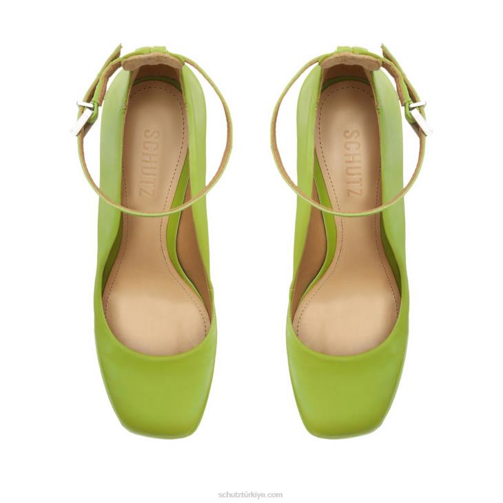 Schutz N42F657Darlene pompası yeşil