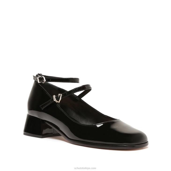 Schutz N42F688dorothy patentli deri pompa siyah