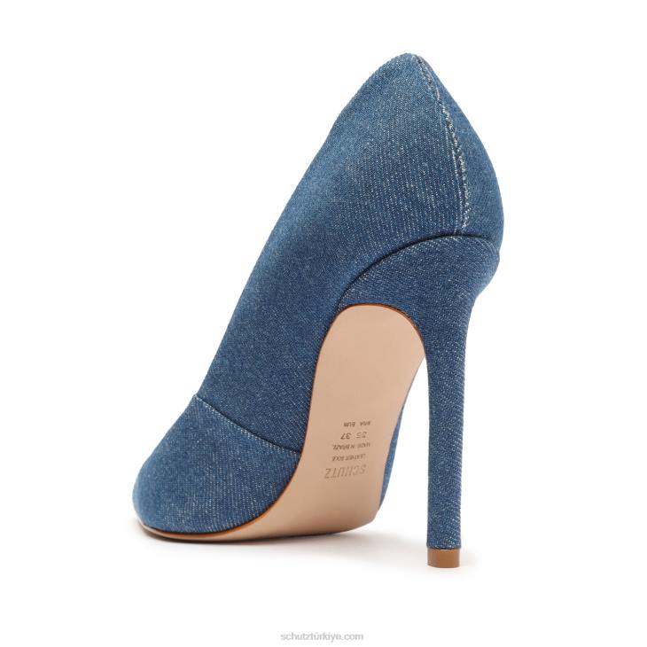 Schutz N42F693lou denim pompa mavi