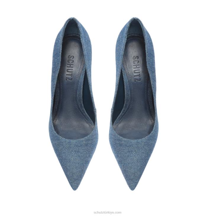 Schutz N42F693lou denim pompa mavi