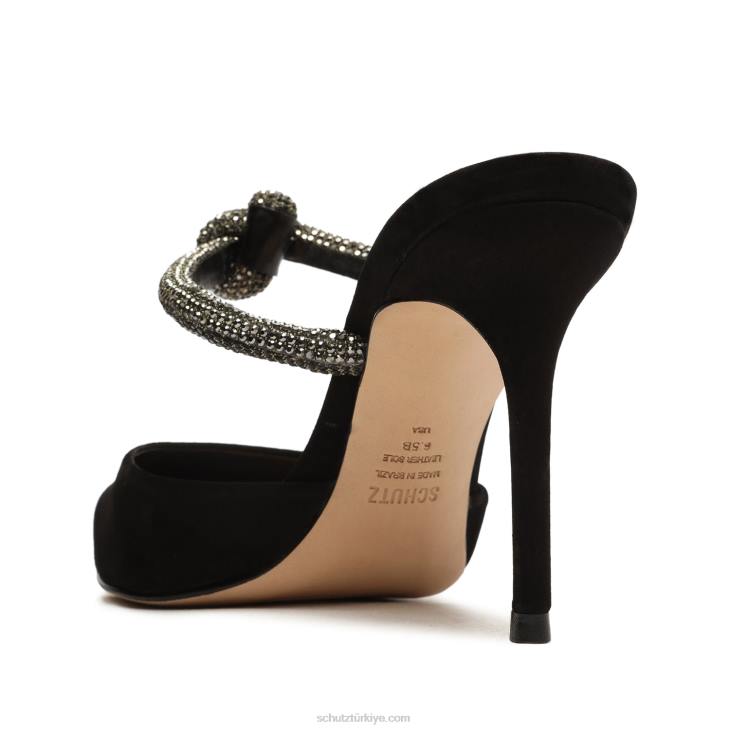 Schutz N42F694inci deri katır siyah