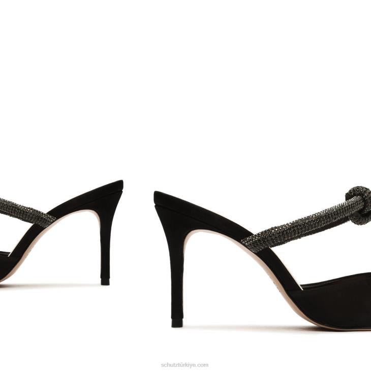 Schutz N42F694inci deri katır siyah