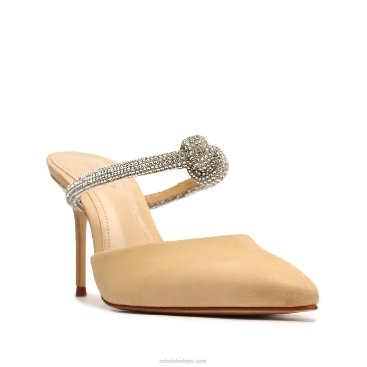 Schutz N42F695inci nubuk pompa açık bej