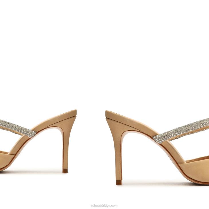 Schutz N42F695inci nubuk pompa açık bej