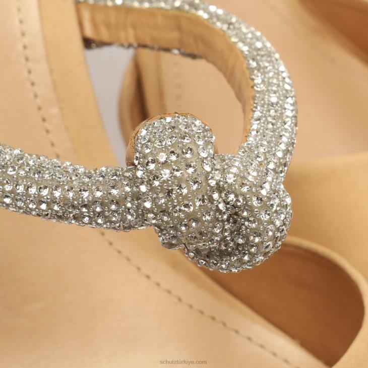 Schutz N42F695inci nubuk pompa açık bej