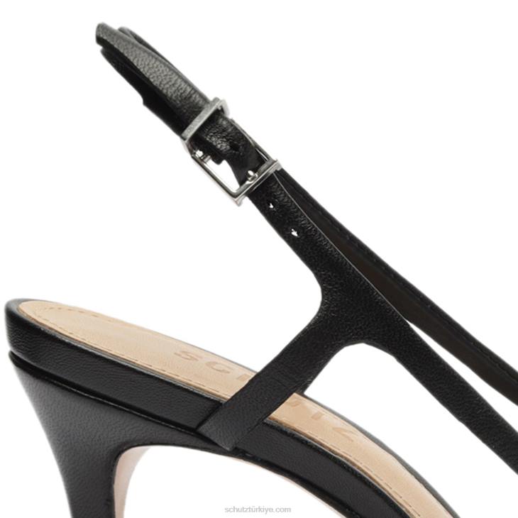 Schutz N42F702boris orta napa deri pompa siyah