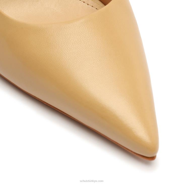 Schutz N42F703lou nappa deri pompa açık bej