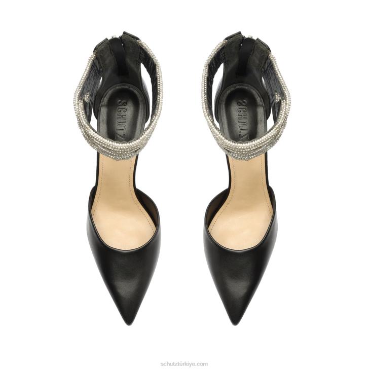 Schutz N42F710linara napa deri pompa siyah