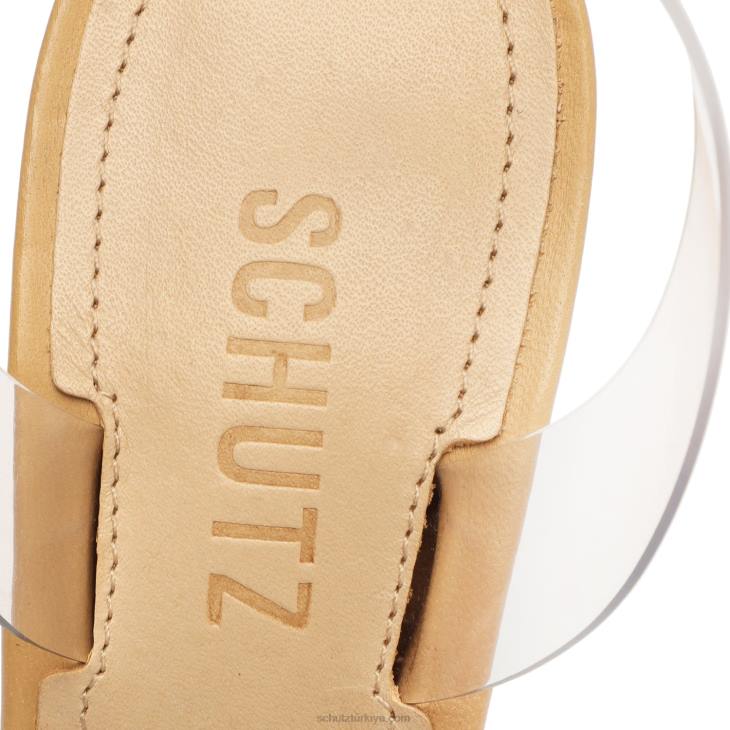 Schutz N42F712julie vinyl & nappa pompası açık bej