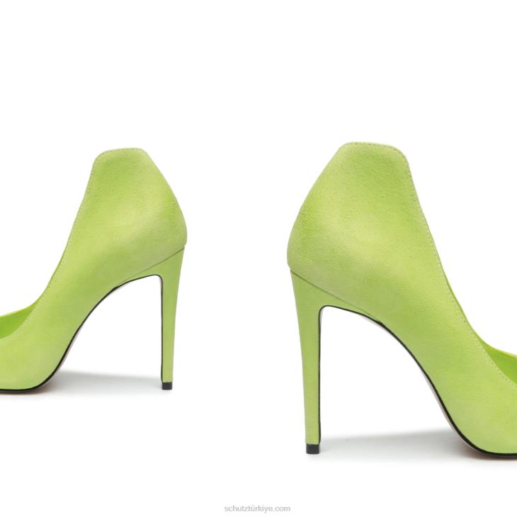 Schutz N42F716arlette süet pompa taze limon