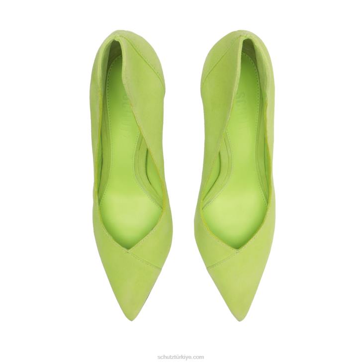 Schutz N42F716arlette süet pompa taze limon