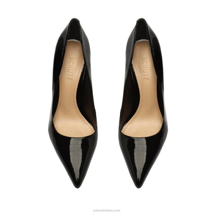 Schutz N42F717lou patentli deri pompa siyah