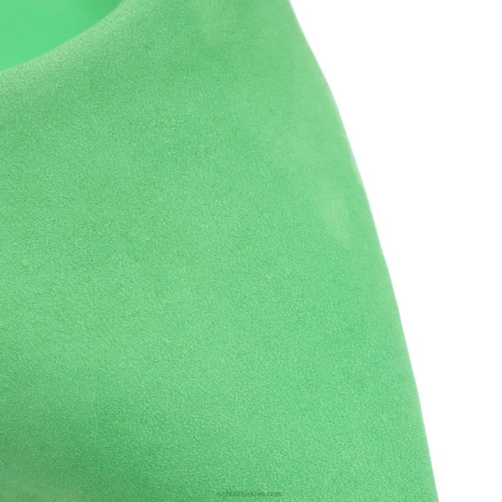 Schutz N42F720lou askılı süet pompa gianni yeşili