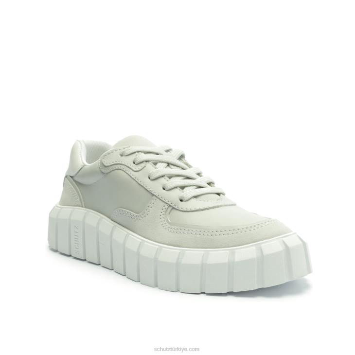Schutz N42F589timony süet spor ayakkabı beyaz parlamak