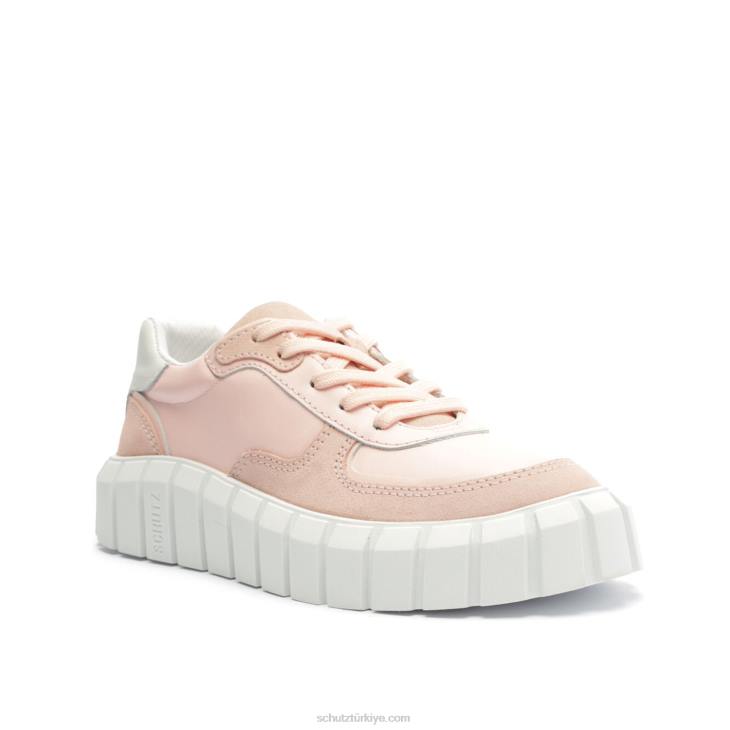 Schutz N42F592timony süet spor ayakkabı açık beyaz