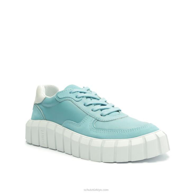 Schutz N42F593timony süet spor ayakkabı deniz beyazı